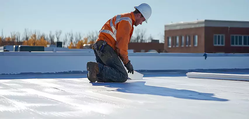 Flat Roof Drain Installation in Mount Vernon