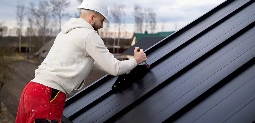 Tin Roof Ridge Cap Installation in Mount Vernon